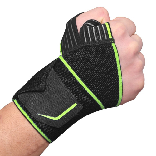 Stabilizator nadgarstka POINT – zielony komplet 2 sztuk